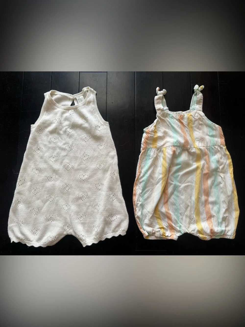 2 baby rompers H&M 92 2T